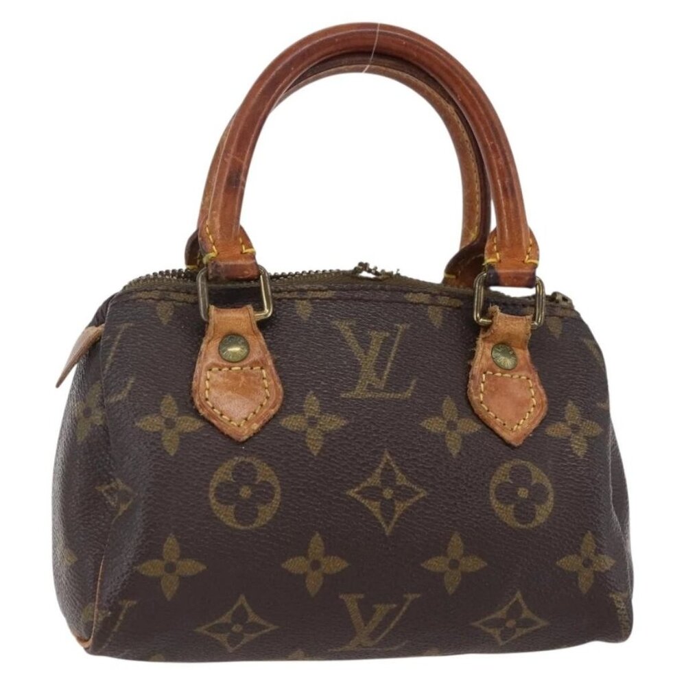 LOUIS VUITTON Monogram Mini Speedy Hand Bag M41534 LV Auth 149097 - Picture 2 of 16
